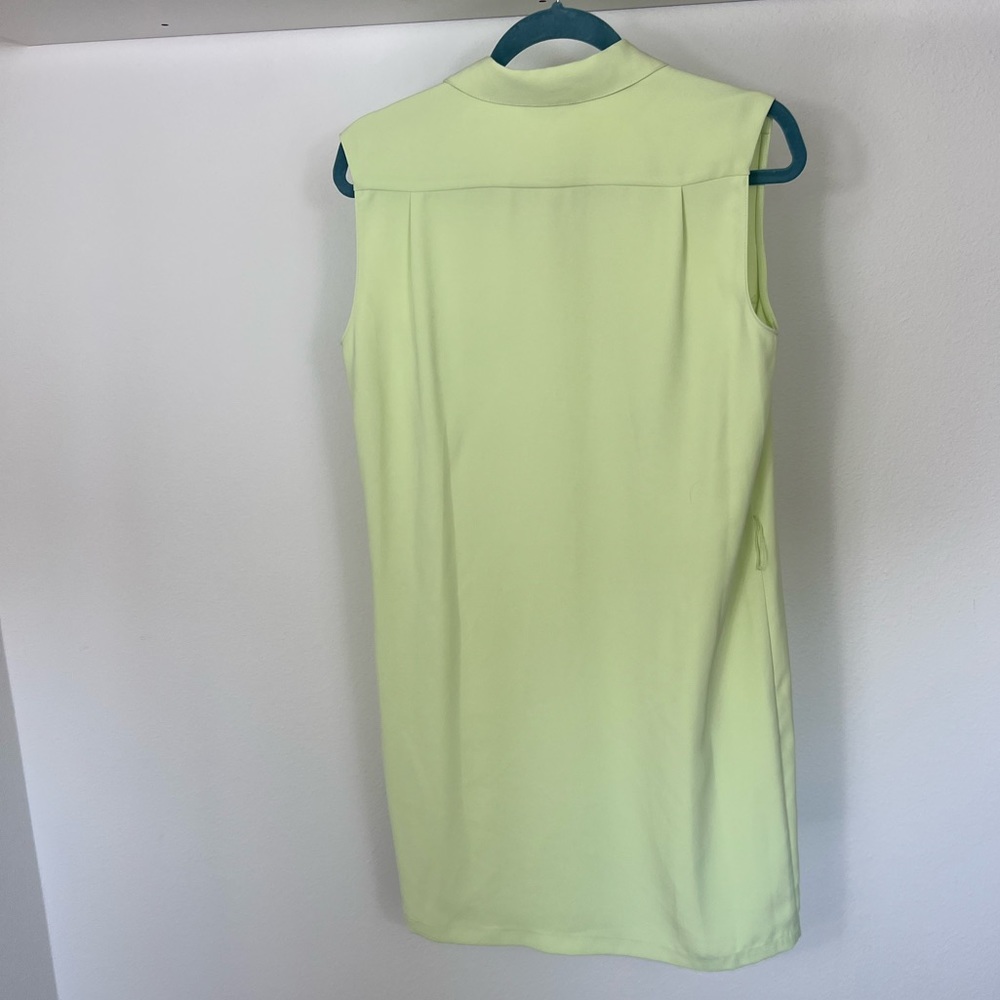 AMANDA UPRICHARD Green Edith Mini Dress NWT sz S w/our belt - Picture 7 of 8